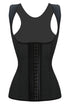 Sexy Plus Size Black Waist Cincher 4 Steel Bones Underbust Corset